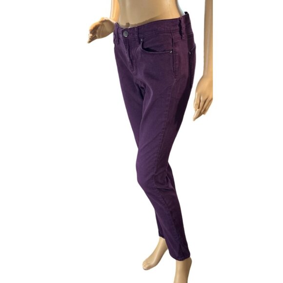 (5 for $25) DKNY Purple Soho Skinny Jeans size 2 - Picture 3 of 5